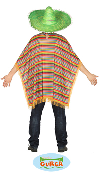 PONCHO MEXICAIN - Hommes - Costumes - Déguisements et accessoires - Fête en Fête - Déguisements, mariages, baptêmes, articles de fête, halloween 