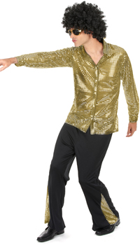 DEGUISEMENT DISCO OR - Hommes - Costumes - Déguisements et accessoires - Fête en Fête - Déguisements, mariages, baptêmes, articles de fête, halloween 