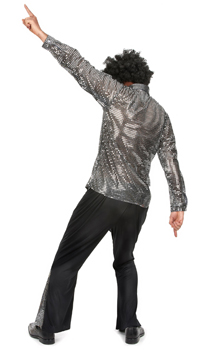DEGUISEMENT DISCO ARGENT - Hommes - Costumes - Déguisements et accessoires - Fête en Fête - Déguisements, mariages, baptêmes, articles de fête, halloween 