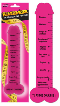 FELLATIOMETRE - Jeux pour adultes - Cadeaux humoristiques - Fêtes et anniversaires - Fête en Fête - Déguisements, mariages, baptêmes, articles de fête, halloween 