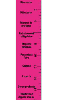 FELLATIOMETRE - Autres cadeaux - Cadeaux humoristiques - Fêtes et anniversaires - Fête en Fête - Déguisements, mariages, baptêmes, articles de fête, halloween 