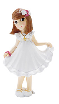 COMMUNIANTE DEBOUT H16cm - Communion - Hymens - Mariages, baptêmes, communions - Fête en Fête - Déguisements, mariages, baptêmes, articles de fête, halloween 