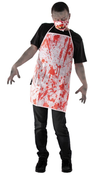 TABLIER ENSANGLANTE - Déguisements femmes - Costumes - Halloween - Fête en Fête - Déguisements, mariages, baptêmes, articles de fête, halloween 