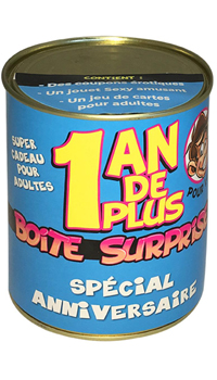 BOITE SURPRISE ANNIVERSAIRE POUR HOMME - Autres cadeaux - Cadeaux humoristiques - Fêtes et anniversaires - Fête en Fête - Déguisements, mariages, baptêmes, articles de fête, halloween 