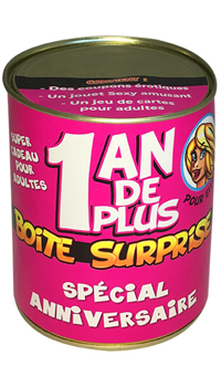 BOITE SURPRISE ANNIVERSAIRE POUR FEMME - Autres cadeaux - Cadeaux humoristiques - Fêtes et anniversaires - Fête en Fête - Déguisements, mariages, baptêmes, articles de fête, halloween 