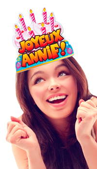 COURONNE JOYEUX ANNIVERSAIRE - Autres cadeaux - Cadeaux humoristiques - Fêtes et anniversaires - Fête en Fête - Déguisements, mariages, baptêmes, articles de fête, halloween 