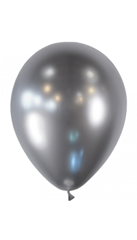 BALLON EFFET MIROIR D.30cm ARGENT - Décorations noël et fin d'année - Noël - Fête en Fête - Déguisements, mariages, baptêmes, articles de fête, halloween 