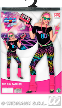 DEGUISEMENT ANNEES 80 - Femmes - Costumes - Déguisements et accessoires - Fête en Fête - Déguisements, mariages, baptêmes, articles de fête, halloween 
