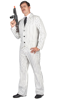 DEGUISEMENT GANGSTER - Hommes - Costumes - Déguisements et accessoires - Fête en Fête - Déguisements, mariages, baptêmes, articles de fête, halloween 