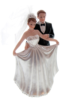 FIGURINE MARIAGE  - Mariage - Hymens - Mariages, baptêmes, communions - Fête en Fête - Déguisements, mariages, baptêmes, articles de fête, halloween 