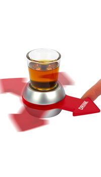 JEU SPIN THE SHOT - Jeux pour adultes - Cadeaux humoristiques - Fêtes et anniversaires - Fête en Fête - Déguisements, mariages, baptêmes, articles de fête, halloween 
