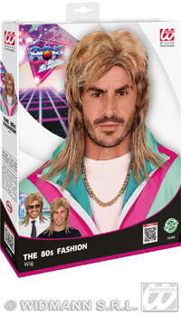 PERRUQUE ANNEES 80 - Perruques - Perruques et postiches - Déguisements et accessoires - Fête en Fête - Déguisements, mariages, baptêmes, articles de fête, halloween 