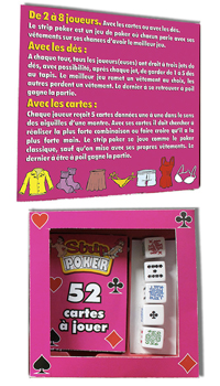JEU STRIP POKER - Jeux pour adultes - Cadeaux humoristiques - Fêtes et anniversaires - Fête en Fête - Déguisements, mariages, baptêmes, articles de fête, halloween 