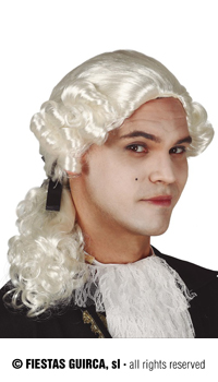 PERRUQUE MARQUIS - Perruques - Perruques et postiches - Déguisements et accessoires - Fête en Fête - Déguisements, mariages, baptêmes, articles de fête, halloween 