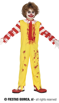 DEGUISEMENT BURGER CLOWN ZOMBIE - Déguisements enfants - Costumes - Halloween - Fête en Fête - Déguisements, mariages, baptêmes, articles de fête, halloween 