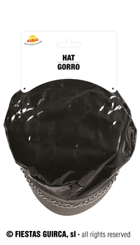 CASQUETTE ROCKER NOIRE - Chapeaux et coiffes - Accessoires - Déguisements et accessoires - Fête en Fête - Déguisements, mariages, baptêmes, articles de fête, halloween 