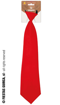 CRAVATE ROUGE - Cravates, noeuds papillon et bretelles - Accessoires - Déguisements et accessoires - Fête en Fête - Déguisements, mariages, baptêmes, articles de fête, halloween 
