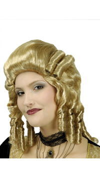 PERRUQUE MARQUISE BLONDE - Perruques - Perruques et postiches - Déguisements et accessoires - Fête en Fête - Déguisements, mariages, baptêmes, articles de fête, halloween 
