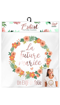 TEE-SHIRT ENTERREMENT VIE JEUNE FILLE - Tees-shirt, tabliers et cartes - Cadeaux humoristiques - Fêtes et anniversaires - Fête en Fête - Déguisements, mariages, baptêmes, articles de fête, halloween 