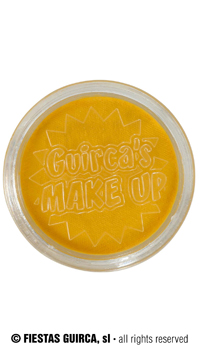 FARD AQUACOLOR 25gr JAUNE - Maquillage et tissus catalans - Catalans - Articles supporters et drapeaux - Fête en Fête - Déguisements, mariages, baptêmes, articles de fête, halloween 