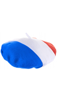 BERET TRICOLORE - Décorations françaises - Accessoires du supporter - Articles supporters et drapeaux - Fête en Fête - Déguisements, mariages, baptêmes, articles de fête, halloween 