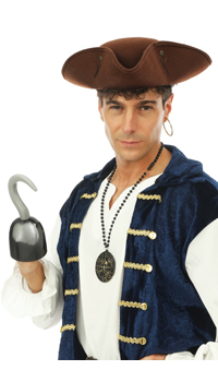 CROCHET PIRATE - Pistolets, sabres, épées et autres armes - Accessoires - Déguisements et accessoires - Fête en Fête - Déguisements, mariages, baptêmes, articles de fête, halloween 