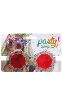 LUNETTES HIPPIE FLEURS - Lunettes - Accessoires - Déguisements et accessoires - Fête en Fête - Déguisements, mariages, baptêmes, articles de fête, halloween 