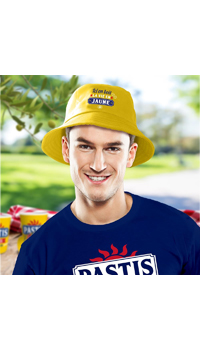 BOB ICI ON BOIT JAUNE - Tees-shirt, tabliers et cartes - Cadeaux humoristiques - Fêtes et anniversaires - Fête en Fête - Déguisements, mariages, baptêmes, articles de fête, halloween 