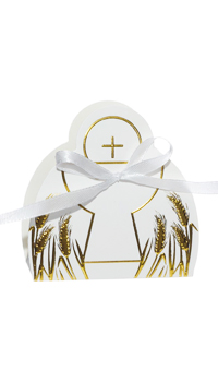 BOITE COMMUNION CALICE - Spécial communion - Contenants à dragées - Mariages, baptêmes, communions - Fête en Fête - Déguisements, mariages, baptêmes, articles de fête, halloween 