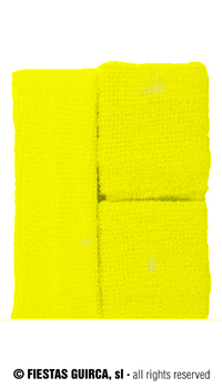 SET BANDEAU ET POIGNETS JAUNES - Sets de déguisement - Déguisements et accessoires - Fête en Fête - Déguisements, mariages, baptêmes, articles de fête, halloween 