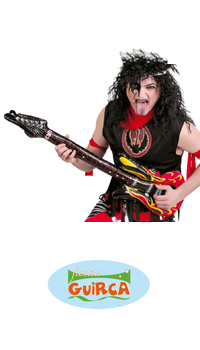 GUITARE GONFLABLE ROCK - Fête en Fête - Déguisements, mariages, baptêmes, articles de fête, halloween 