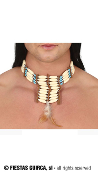 COLLIER INDIEN - Bijoux - Accessoires - Déguisements et accessoires - Fête en Fête - Déguisements, mariages, baptêmes, articles de fête, halloween 