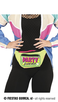 SAC BANANE ANNEES 80 - gants et ceintures - Accessoires - Déguisements et accessoires - Fête en Fête - Déguisements, mariages, baptêmes, articles de fête, halloween 