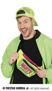 SAC BANANE ANNEES 80 - gants et ceintures - Accessoires - Déguisements et accessoires - Fête en Fête - Déguisements, mariages, baptêmes, articles de fête, halloween 