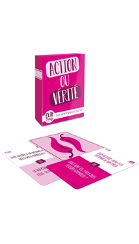 JEU CARTES ACTION OU VERITE EVJF - Gages et accessoires - Enterrements vie de célibataire - Fêtes et anniversaires - Fête en Fête - Déguisements, mariages, baptêmes, articles de fête, halloween 