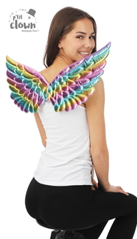 AILES MULTICOLORES - Serre-tête, diadèmes et ailes - Accessoires - Déguisements et accessoires - Fête en Fête - Déguisements, mariages, baptêmes, articles de fête, halloween 