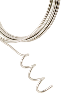 FIL ALU 2mmx5m ARGENT - Rubans, étiquettes, fils alu - Accessoires contenants - Mariages, baptêmes, communions - Fête en Fête - Déguisements, mariages, baptêmes, articles de fête, halloween 