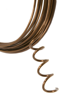 FIL ALU 2mmx5m MARRON    - Rubans, étiquettes, fils alu - Accessoires contenants - Mariages, baptêmes, communions - Fête en Fête - Déguisements, mariages, baptêmes, articles de fête, halloween 