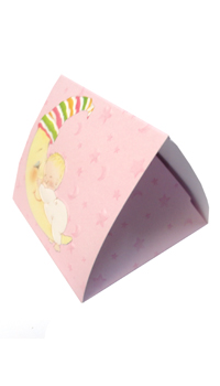 BOITE A MALICE BEBE LUNE ROSE - Boites et contenants, plastique, carton - Contenants à dragées - Mariages, baptêmes, communions - Fête en Fête - Déguisements, mariages, baptêmes, articles de fête, halloween 