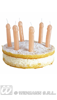 BOUGIE ZIZI, PAQUET DE 6 - Autres cadeaux - Cadeaux humoristiques - Fêtes et anniversaires - Fête en Fête - Déguisements, mariages, baptêmes, articles de fête, halloween 