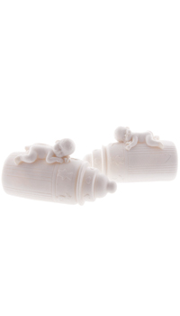 BEBE SUR BIBERON H12.5cm - Baptême - Hymens - Mariages, baptêmes, communions - Fête en Fête - Déguisements, mariages, baptêmes, articles de fête, halloween 