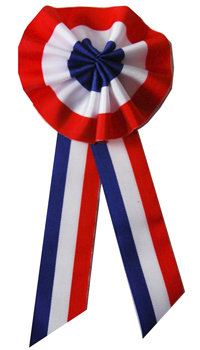 COCARDE TRICOLORE 5cm A PANS - Décorations françaises - Français - Articles supporters et drapeaux - Fête en Fête - Déguisements, mariages, baptêmes, articles de fête, halloween 