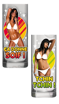 VERRE STIPTEASE FEMME - Gages et accessoires - Enterrements vie de célibataire - Fêtes et anniversaires - Fête en Fête - Déguisements, mariages, baptêmes, articles de fête, halloween 