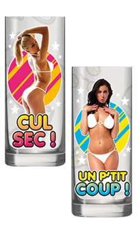 VERRE STIPTEASE FEMME - Gages et accessoires - Enterrements vie de célibataire - Fêtes et anniversaires - Fête en Fête - Déguisements, mariages, baptêmes, articles de fête, halloween 