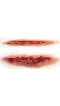 TRANSFERT 3D GORGE TRANCHEE - Maquillage halloween - Halloween - Fête en Fête - Déguisements, mariages, baptêmes, articles de fête, halloween 