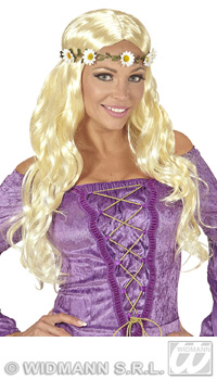 PERRUQUE HIPPIE BLONDE - Perruques - Perruques et postiches - Déguisements et accessoires - Fête en Fête - Déguisements, mariages, baptêmes, articles de fête, halloween 