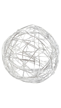 BOULE METAL ARGENT DIAMETRE 3.5cm, PAQUET DE 6 - Accessoires à parsemer - Décos tables - Mariages, baptêmes, communions - Fête en Fête - Déguisements, mariages, baptêmes, articles de fête, halloween 