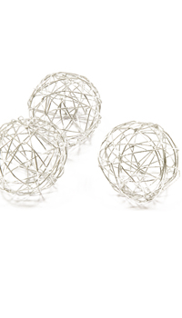 BOULE METAL ARGENT DIAMETRE 3.5cm, PAQUET DE 6 - Accessoires à parsemer - Décos tables - Mariages, baptêmes, communions - Fête en Fête - Déguisements, mariages, baptêmes, articles de fête, halloween 