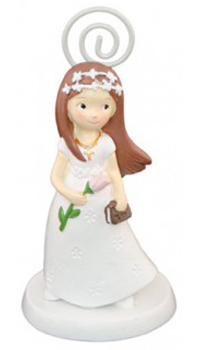 COMMUNIANTE FLEUR H10.5cm - Communion - Hymens - Mariages, baptêmes, communions - Fête en Fête - Déguisements, mariages, baptêmes, articles de fête, halloween 